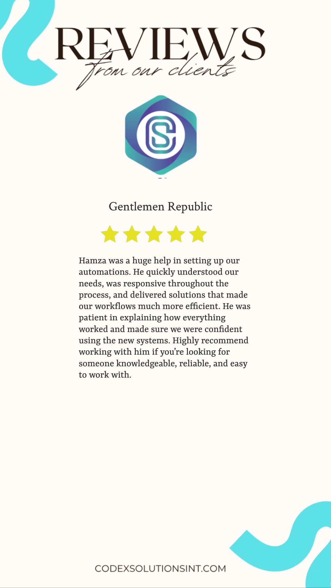 Client review